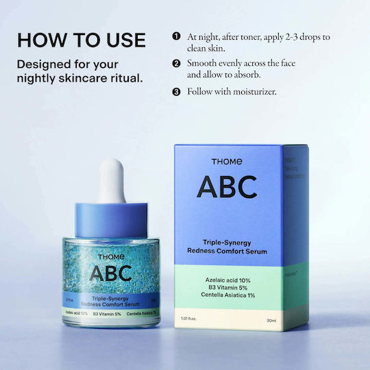 Soothing Face Serum with Centella Asiatica & Niacinamide for Acne & Blemishes 30ml