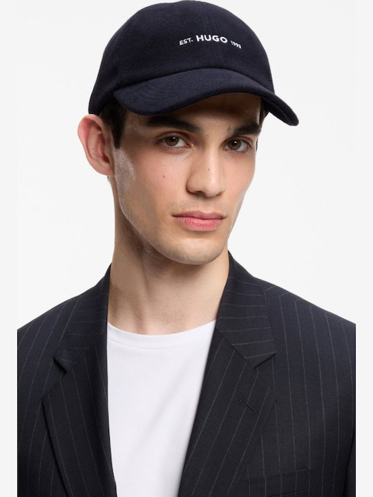 Hugo Ανδρικό Καπέλο Brushed Flannel Mett-fl 50571920 405 Σκούρο Μπλε