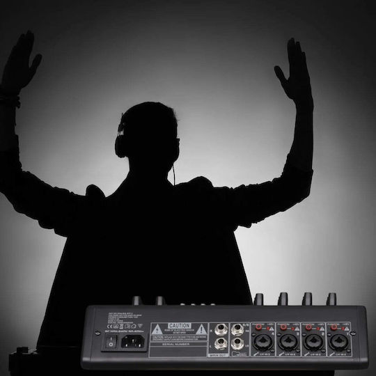 DNA DNA MIX-EFF 6 Analoges 6-Kanal-Mischpult / 24 XLR-Eingänge & Bluetooth