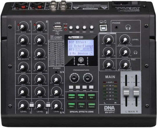 DNA DNA MIX-EFF 4 Analoger 4-Kanal-Mixer & Bluetooth