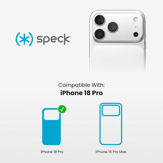 Speck Candyshell Grip Заден Калъф Пластмасов Сив (iPhone 18 Pro / 17 ProNokia 2.4)