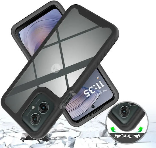 Tech-Protect Defense Back Cover Μαύρο (Moto G15)