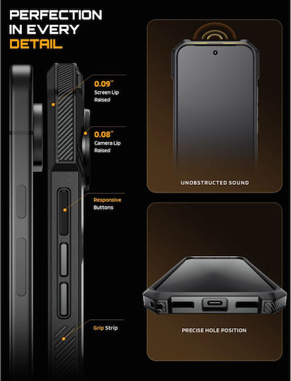 Supcase Ub Grip Mag Back Cover din Silicon / Plastic Negru (Google Pixel 11 Pro XL)