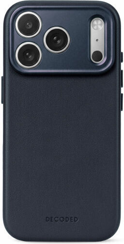 Decoded Husă Spate Din Piele Albastru Marin (iPhone 18 Pro Max / 17 Pro MaxXiaomi 17 Pro Max)