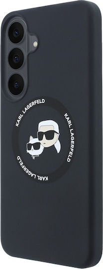 Karl Lagerfeld Silikon-Backcover / Schwarzer Kunststoff (Galaxy S26 FE)