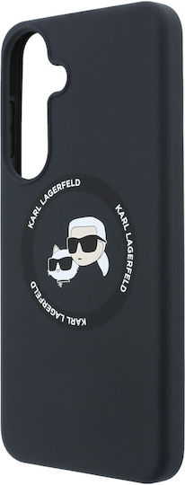 Karl Lagerfeld Silikon-Backcover / Schwarzer Kunststoff (Galaxy S26 FE)