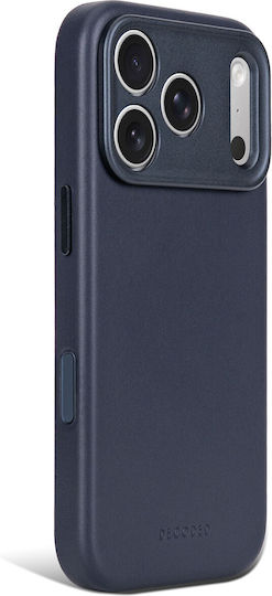 Decoded Back Cover Δερμάτινο Navy Μπλε (iPhone 18 Pro / 17 ProXiaomi 17 Pro)