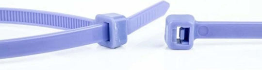 WKK Legături Cablu Din Plastic X100mm În Culoare Violetă 100 Buc