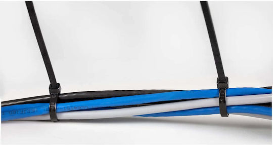 StarTech Plastik Kabelbinder in Schwarz Farbe (1000Stück) CBMZT8BK