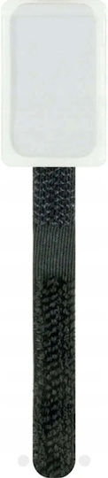 Schwaiger Velcro Cable Ties 12mm x 90mm in Transparent Color (10 pcs) KMBS2010