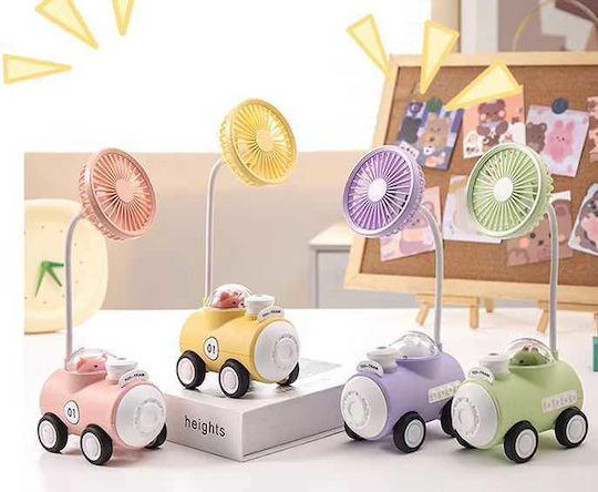 Mu339a USB Ventilator 3W Rosa