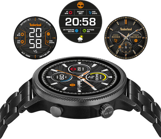 Timberland Trail Force S1 48mm Smartwatch με Παλμογράφο (Ταμπά)