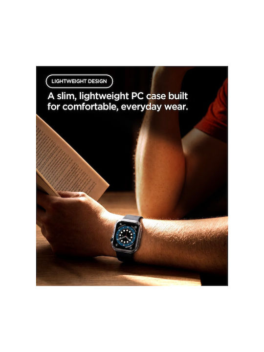 Spigen Kunststoffhülle in transparenter Farbe für Apple Watch 12 (42 mm)
