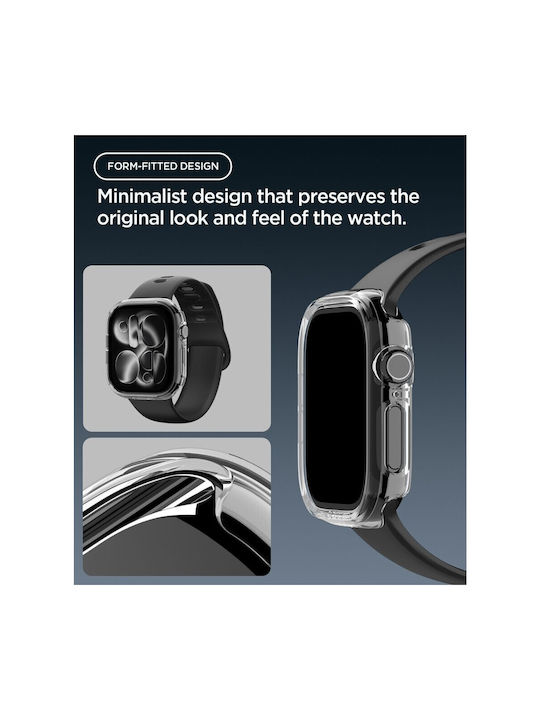 Spigen Пластмасов Калъф в Прозрачен Цвят за Apple Watch 12 (46 мм)