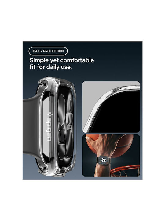 Spigen Kunststoffhülle in transparenter Farbe für Apple Watch 12 (42 mm)