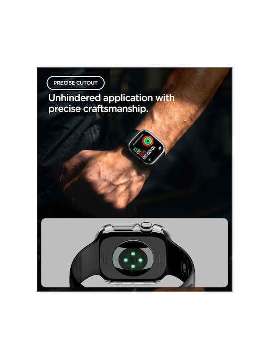 Spigen Пластмасов Калъф в Прозрачен Цвят за Apple Watch 12 (46 мм)