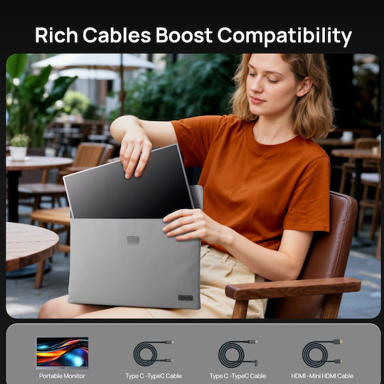 Z1C HDR Portable Monitor 16.1" FHD 1920x1080 Grey