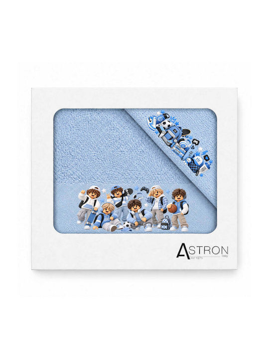 Astron Italy Set de Prosoape pentru Bebeluși, 2 bucăți, Albastre Deschis, cu Greutatea de 500 g/m²