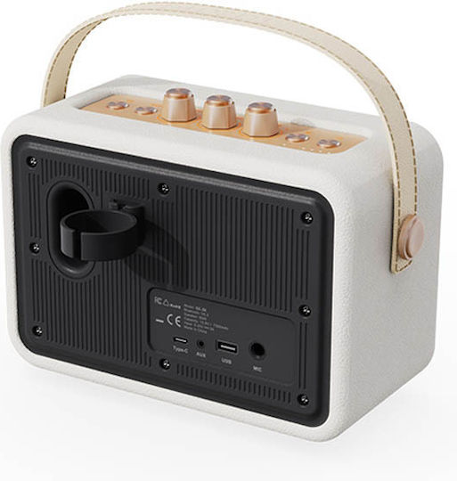 Tazata Harmony II Boxă Bluetooth 40W cu Durată a Bateriei de până la 8 ore Alb
