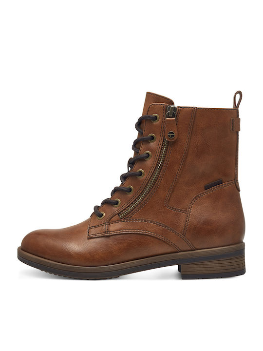 Women's Tabac Brown Combat Boots