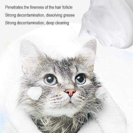 Pet Dog Brush for Coat Cleaning White