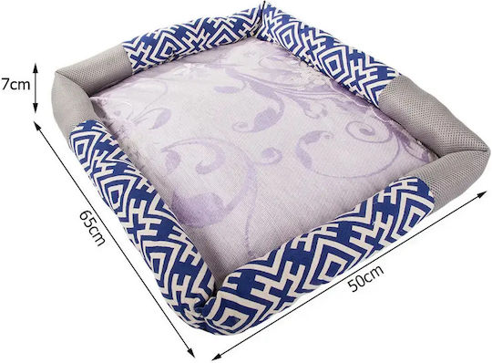 Pat pentru Pisici cu Stâlp de Zgâriat L 65 X 50 Cm Bază Antiderapantă