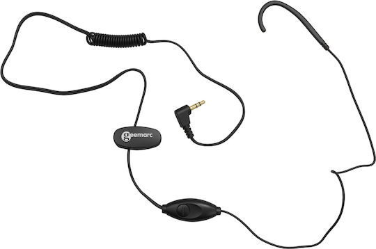 Geemarc Inductive Hands-free Kit 2.5mm Jack Built-in Mic Seniors Black