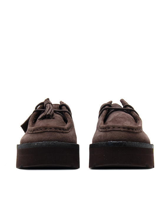 Clarks Meare Walla Suede Women's Moccasins in Brown