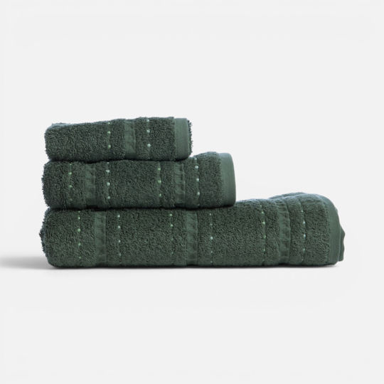Nef-Nef Homeware Harmony Perdea de Duș Textilă 180x180cm Verde