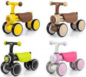Milly Mally York Mașinuță Ride On pentru 12+ Luni cu Sunete Galben