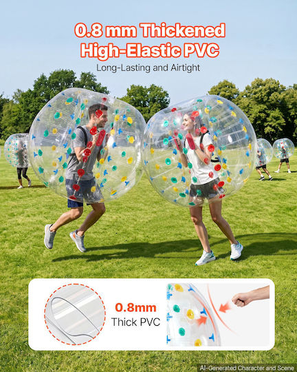 Vevor Spielplatzbälle Transparent-weiß