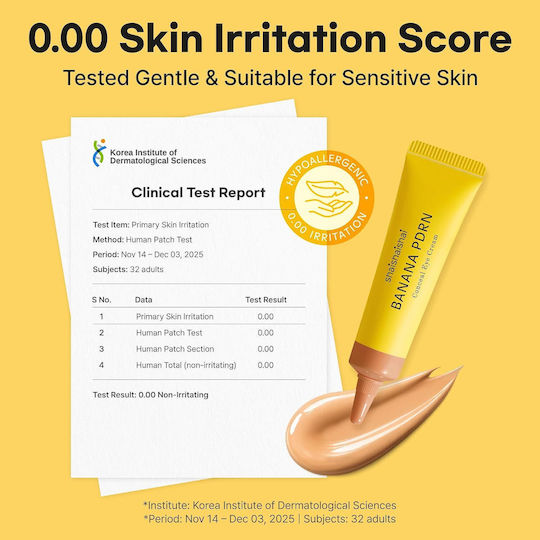Banana Pdrn Eye Cream for Dark Circles & Moisturising With Colour 15gr