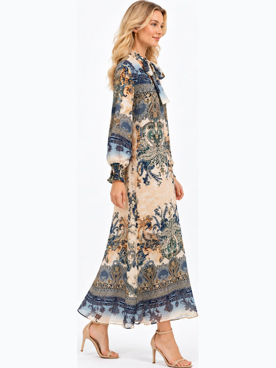 Rochie Maxi de Vară Albastră