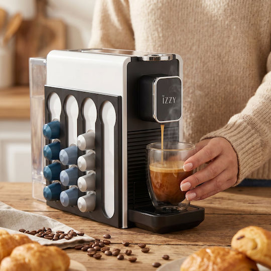 Izzy IZ-3060 Nespresso Capsule Coffee Machine 20bar White