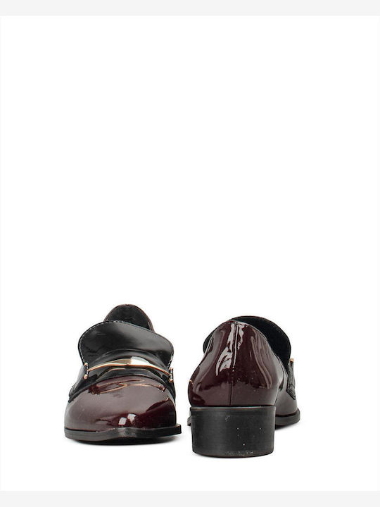 Damen-Loafers in Bordeaux