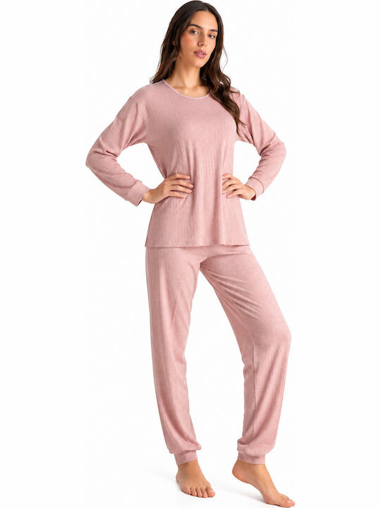 Relax Anatomic Winter-Damenpyjama-Set Rosa Relax Anatomic Winter-Damenpyjama-Set Rosa
