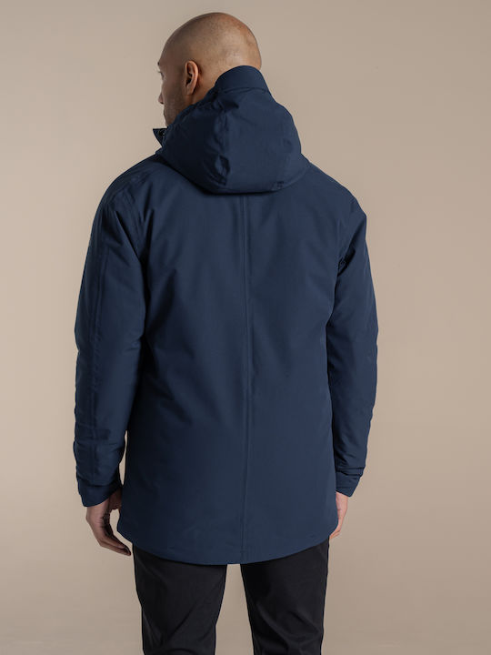Waterproof Winter Jacket Navy Blue