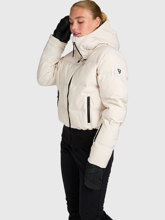 Brunotti Firecrown 2522200189-1013 Women's Beige Ski & Snowboard Jacket