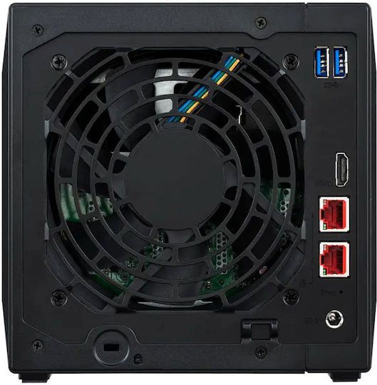 Asustor AS5404T-16G NAS με 4 θέσεις για HDD/M.2/SSD και 2 θύρες Ethernet