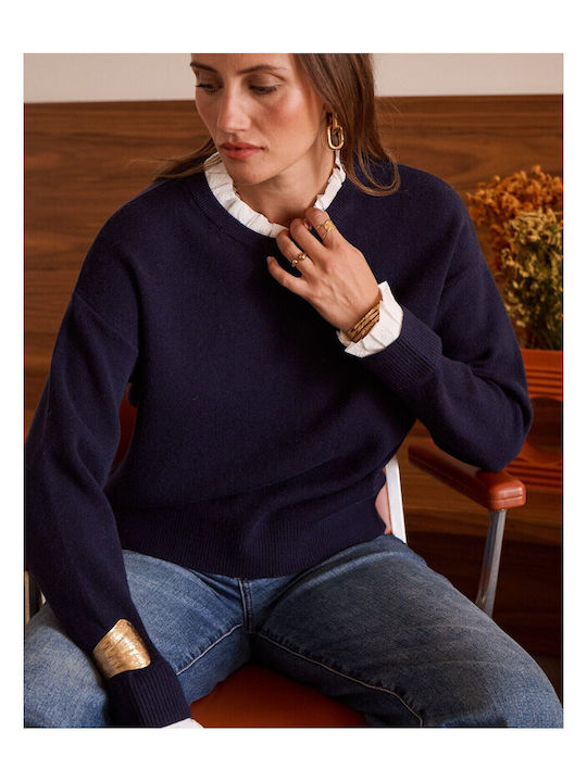 Women's Blue Sweater 1113-BLUE