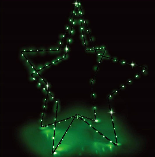 Stea de Crăciun de Podea, Impermeabilă, Iluminată, din Plastic, RGB, 3x3 cm