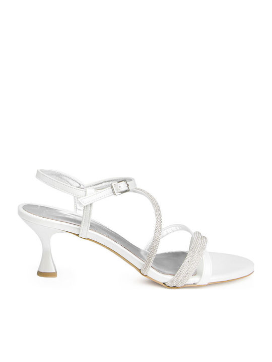 Leather Sandals Silver