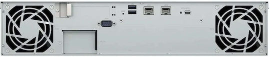 Synology RackStation RS1226+ NAS Rack with 8 HDD/M.2/SSD Slots and 2 Ethernet Ports