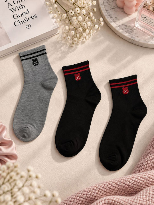 Yookie Γυναικείες Κάλτσες Πολυχρωμο 3Pack Yookie Γυναικείες Κάλτσες Πολυχρωμο 3Pack