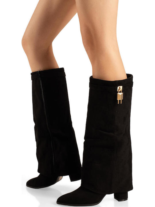 Suede Women's Boots Black