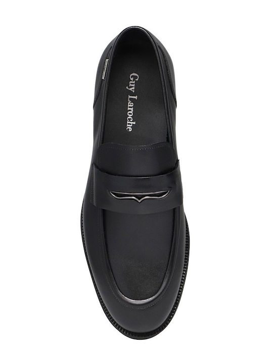 Δερμάτινα Ανδρικά Loafers σε Μαύρο Χρώμα