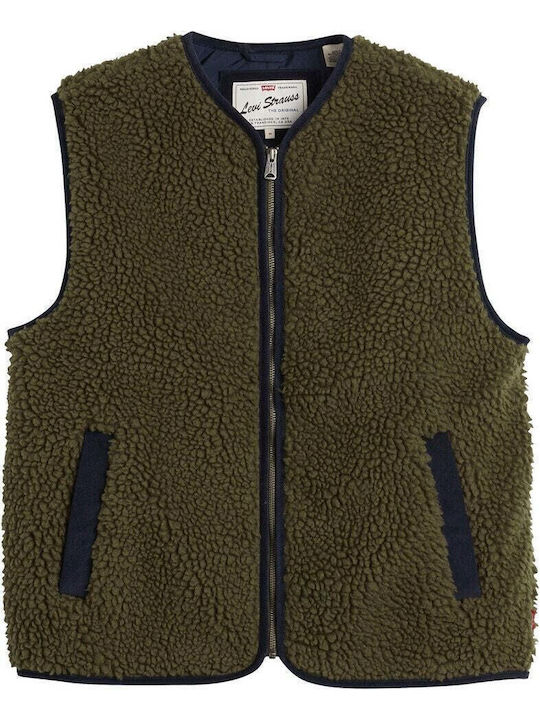 Sherpa Men's Fleece Jacket Olive Night Green