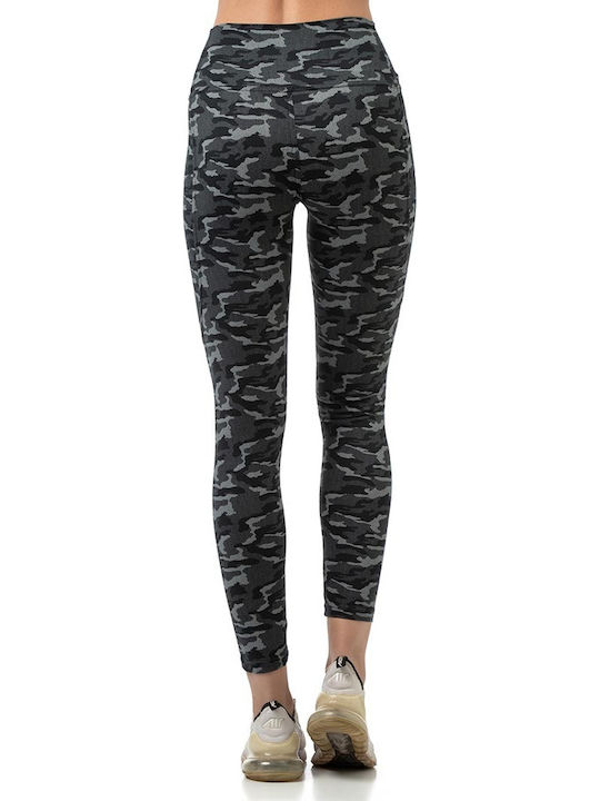 Leggings Pentru Instruire Colanți Lung Talie Înaltă Imprimeu Marble
