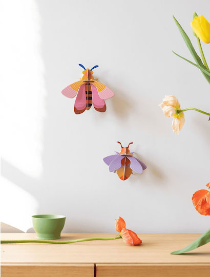 Studio Roof Ima54 Wall Art Pink Bee