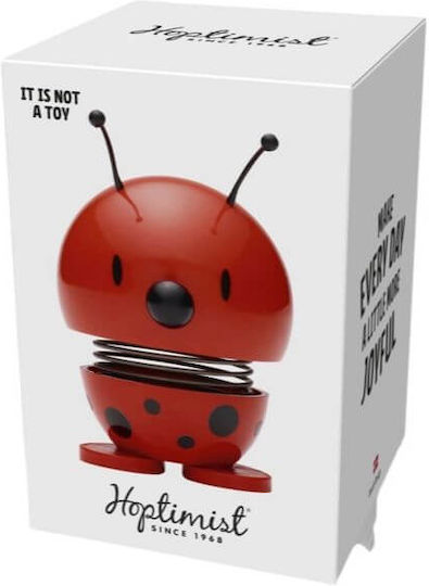 Decorative Figure Hoptimist Ladybird Red H 6.8 Cm D 5.8 Cm
